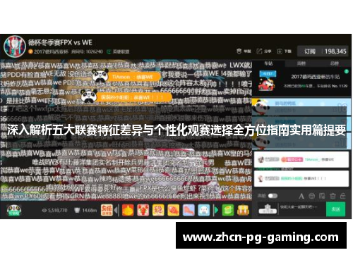 深入解析五大联赛特征差异与个性化观赛选择全方位指南实用篇提要
