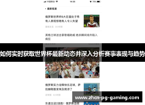 如何实时获取世界杯最新动态并深入分析赛事表现与趋势